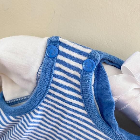 Vintage OshKosh B'gosh Squirrel Overalls Set 3-6 M - Picture 4 of 11